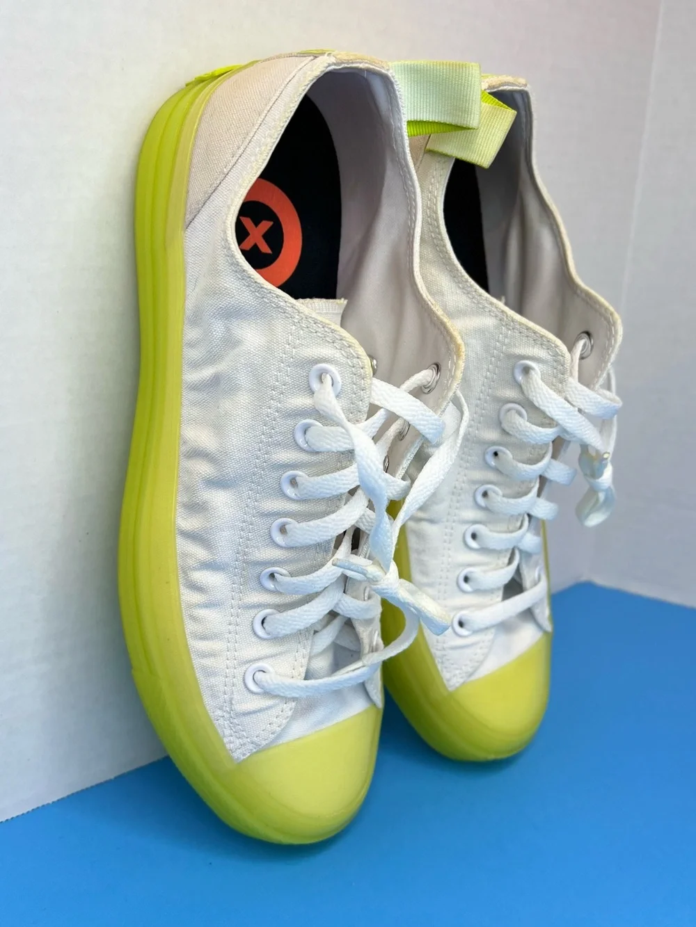 Converse CTAS CX “Street Utility” White/Lime Twist M10/W12 170994C Very Nice. - Picture 12 of 16